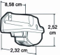 Preview: Truck-Lite Kennzeichen Leuchte 12V 15041 Schwarz