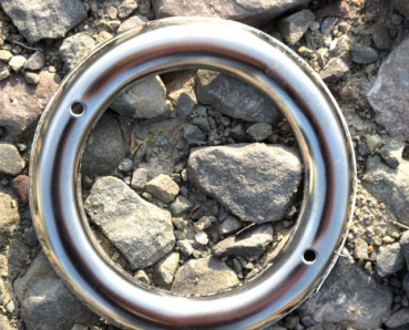Edelstahlrahmen gewölbt 30705