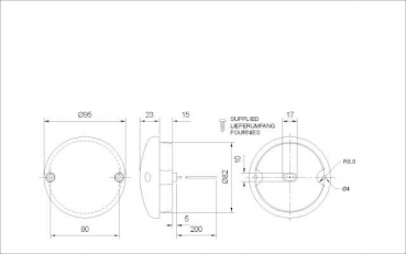 Rück/ Stoplicht Modul in neuster LED- SMD Technologie 837/11/00