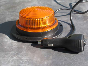 SMD LED Rundumleuchte Blitzer Strobo ORANGE mit Zulassung 12V 24V PKW