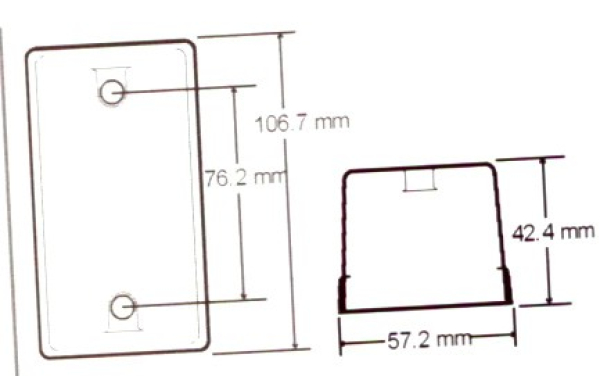 Markierungsleuchte weiß 12V 13011C